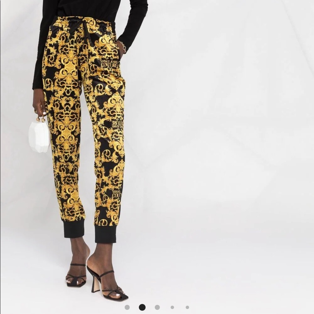 NWT Versace Barocco Velour Pants